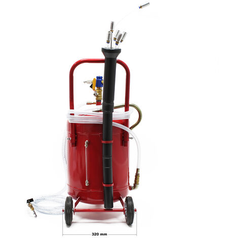 Aspirateur Extracteur d’huiles usées pneumatiques Réservoir de 22,7l pour récupération et vidange