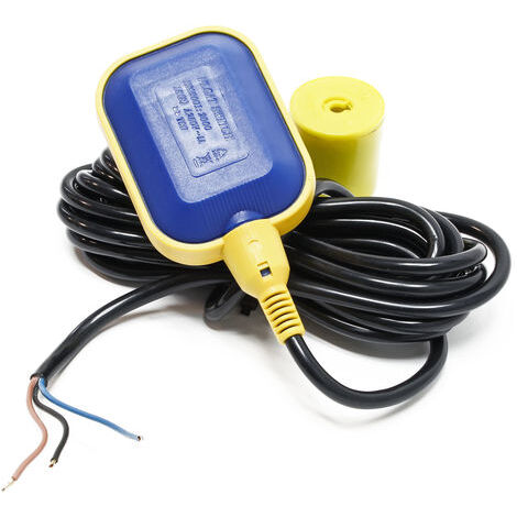Interrupteur à Flotteur Pour Pompe - 5m, 250V/16A - IP68 - Pour Réservoirs, Piscines, Drainage