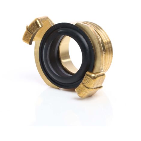 Embout de tuyau en laiton à Filetage mâle de DN25 (1") Connecteur raccord rapide pour Tuyau d’eau