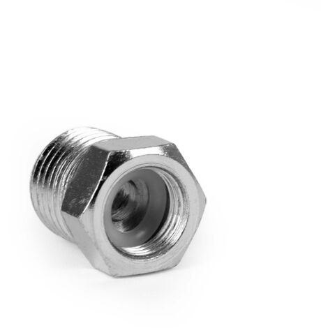 Wiltec Adaptateur aérographe – Réducteur 9,51 mm (1/8) Filetage femelle sur 12,91 mm (1/4") Filetage mâle – pour Tuyau à air – Accessoires Airbrush"