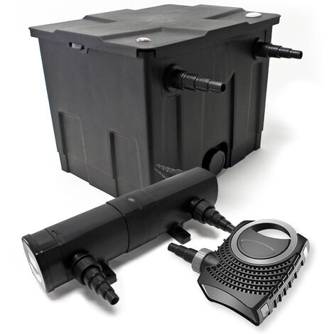 SunSun Kit de filtration de bassin 60000l 24W UVC 3. Stérilisateur et  NEO7000 50W Pompe
