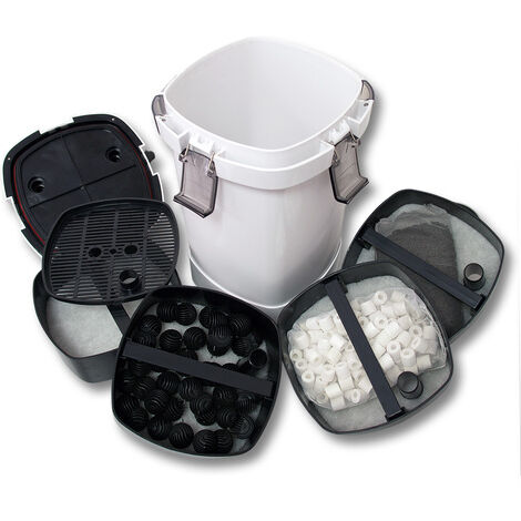 SunSun HW-505A Filtre extérieur pour aquarium, débit 800 l/h, avec 4 Étapes de filtration, Matériaux et Pompe 15 W, Filtre externe