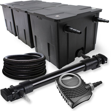 SunSun Kit de filtration de bassin 90000l 72W UVC 6. Stérilisateur