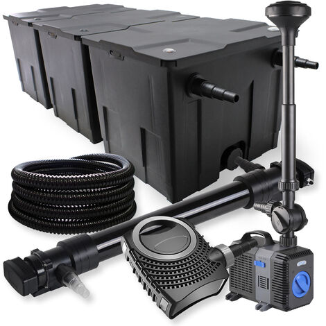 SunSun Kit de filtration de bassin pour 90000l 72W UVC et 80W Pompe