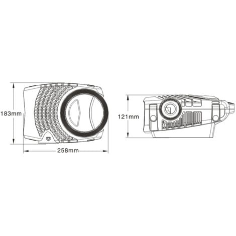 SunSun NEO-12000 Pompe de Bassin SuperECO - 258 x 183 x 121 mm - débit max. 12000 l/h / 100 W / refoulement max. 6,5 m - Filtration Circulation eau jardin étang