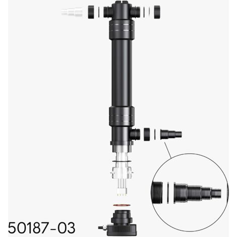 SunSun Kit De Raccordement Original Pour Stérilisateur UV CUV-624 - Pièce Détachée Fiable Pour Clarificateur De Bassin