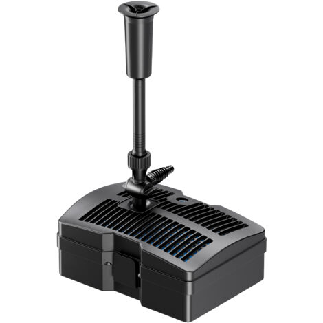 SunSun CUF-6000 Filtre, pompe Fontaine et Clarificateur 3 en 1 - 2500 l / 54 W / UVC 9 W / refoulement max. 2,5 m - stérilisateur écumeur pour bassins