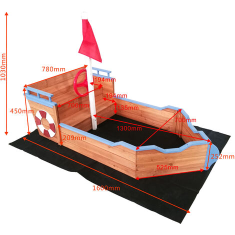 Jeu de construction bois - Vagues bateau