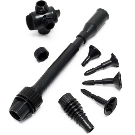 SunSun Kit de fixation 1 avec 4 Buses de fontaine et Accessoires - pour Pompes de bassin fontaine jet d'eau série HJ/CUP, p.ex. HJ-703 et HJ-903 - Pièce détachée - Filtrage Filtration Eau