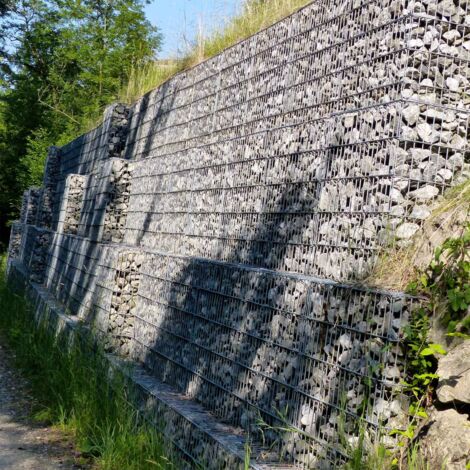 Grille Gabion Murale 10x10 Cm – Maille 100x70 Cm En Acier Galvanisé Pour Décoration Intérieure Ou Extérieure