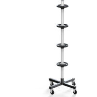 Support de Rangement pour Pneus Étagère à Pneu 2 Niveaux Capacité
