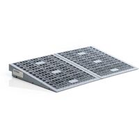 Rampe De Seuil 2cm En Caoutchouc Antidérapant - Pour Fauteuils Roulants, Scooters, Portes Et Allées - 90cm