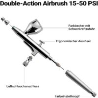 Argenté/violet Mini pistolet aérographe portable sans fil avec