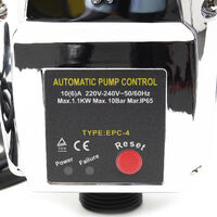 Pressostat EPC-4 230V 2 Câbles Réseaux d'eau domestiques & Pompes monophasées Anti-marche à sec