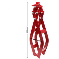 Pince Forestière WilTec Pour Troncs - Ouverture 1310mm, Charge 1500kg - 4 Griffes - Débardage Bois