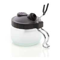 Airbrush Pot de nettoyage pour aérographe avec support