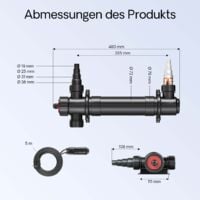 Pièce Détachée Pour SunSun Stérilisateur CUV-136