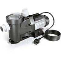 Wiltec Pompe de piscine – 19200 l/h 750 W – Hauteur refoulement 16 m, hauteur aspiration 3,5 m – Pompe de filtration pour circulation d’eau – Pool Whirlpool Bassin à remous Jardin