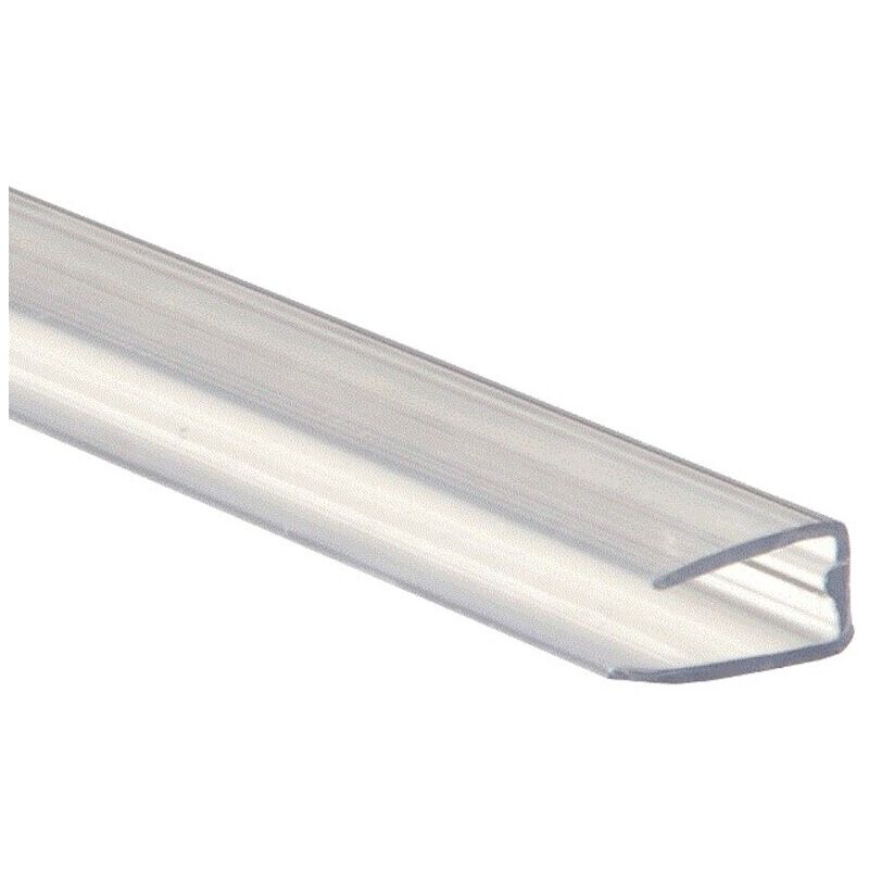 Profil polycarbonate de bordure et obturation - Coloris - Transparent, Epaisseur - 6 mm, Longueur - 210 cm