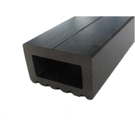 Lambourde terrasse bois composite - Coloris - Noir, Epaisseur - 3cm, Largeur - 5 cm, Longueur - 200 cm