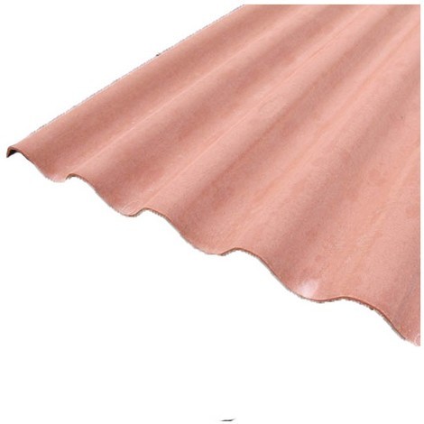 main image of "Plaque fibrociment sans amiante - Coloris - Rouge, Largeur totale de la plaque - 92cm, Longueur totale de la plaque - 2.5m"