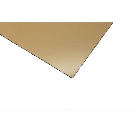 Verre synthétique fumé aspect lisse - Coloris - Fumé, Epaisseur - 2.5 mm, Largeur - 100 cm, Longueur - 50 cm, Surface couverte en m² - 0.5 - Fumé