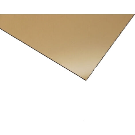 Verre synthétique fumé aspect lisse - Coloris - Fumé, Epaisseur - 2.5 mm, Largeur - 100 cm, Longueur - 100 cm