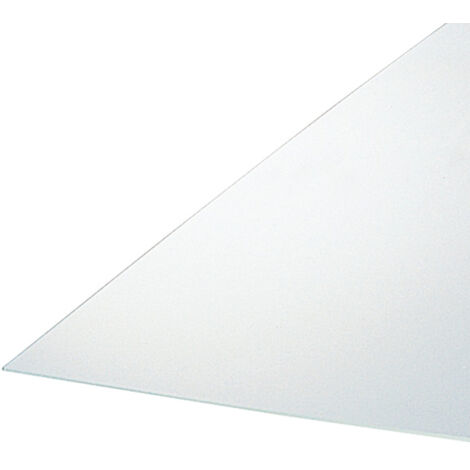 Verre Synthétique Lisse et Transparent - Coloris - Transparent, Epaisseur - 4 mm, Largeur - 125 cm, Longueur - 50 cm