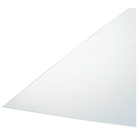 Plaque de Verre 20 x 30 cm Bleu Foncé Blanc Semi Transparent n°19