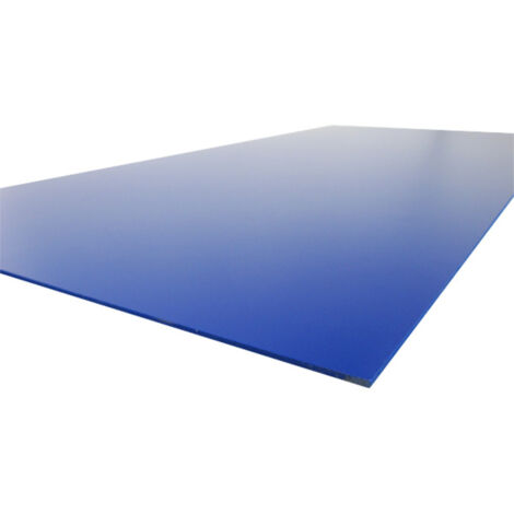 Plaque PVC expansé couleur - Coloris - Bleu, Epaisseur - 3 mm, Largeur - 50 cm, Longueur - 100 cm
