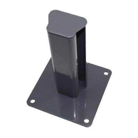 Capot pour poteau multifonctions clôture - Coloris - Gris anthracite RAL 7015, Epaisseur - 2mm, Largeur - 6.4 cm, Longueur - 7.8 cm