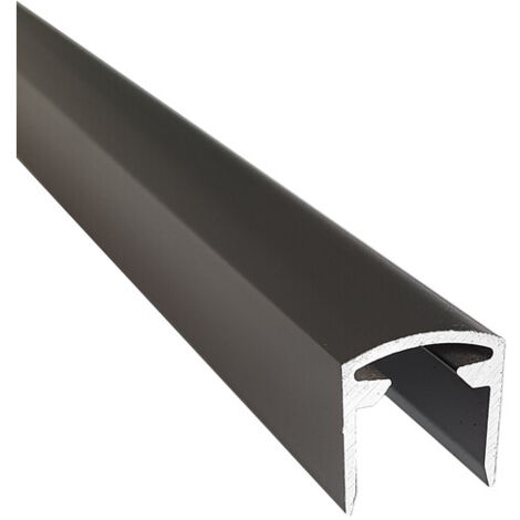 Profil de finition pour clôture LARKO 176 cm - Coloris - Gris anthracite RAL 7016, Longueur - 176cm