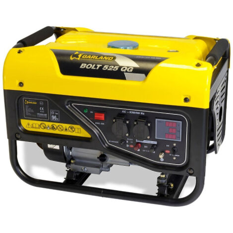 Groupe électrogène monophasé essence GARLAND BOLT 525 QG-V17 - Coloris - Jaune