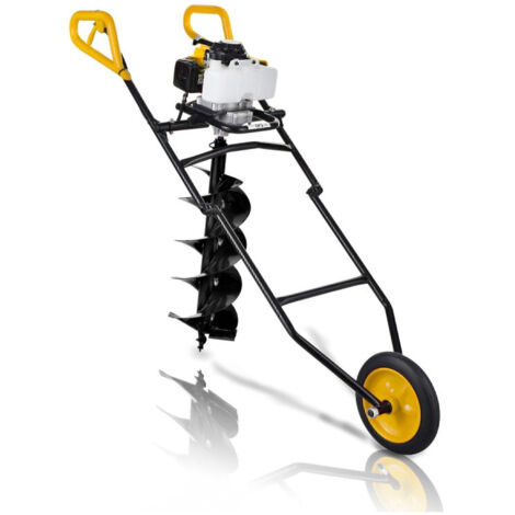 Garland – Tarière thermique 68 cc – Moteur 2 temps – Puissance 1,9 kW – Foret 25 cm pour sols difficiles – Transportable et robuste - 1211TG-V20 (1/5)