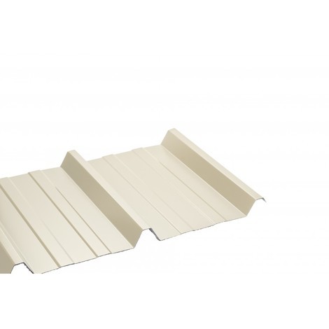 Bac acier laqué - Régulé 1045 0.63mm - Coloris - Beige 1015, Largeur - 105 cm, Longueur - 200 cm
