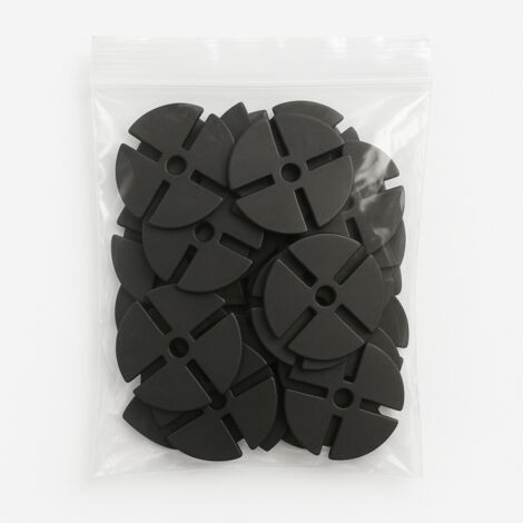 Cale amortisseur anti bruit 55 mm par 10 pcs McCover - Coloris - Noir (1/2)