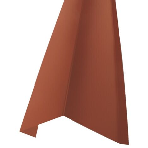Rive sur mur 2100mm - Coloris - Rouge 8012, Longueur - 2100mm