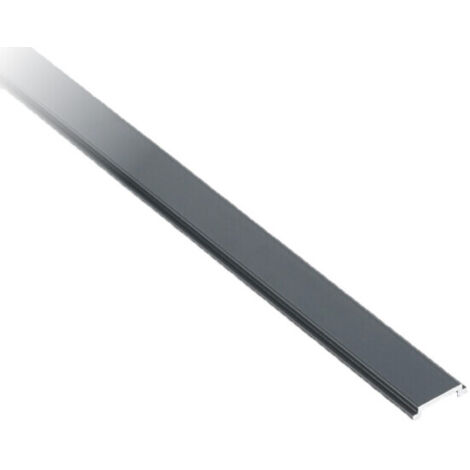 Languette de finition pour poteau de clôture LARKO - Coloris - Gris anthracite RAL 7016, Longueur - 232 cm