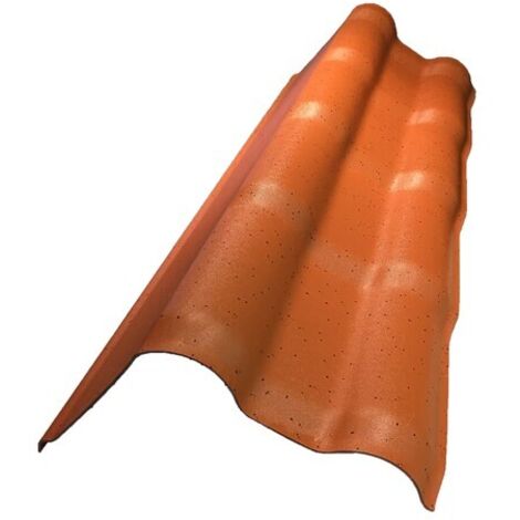 Profil de rive gauche pour toiture PVC mini 94 x 37,5 cm - Coloris - Antique, Largeur - 37,5 cm, Longueur - 94 cm