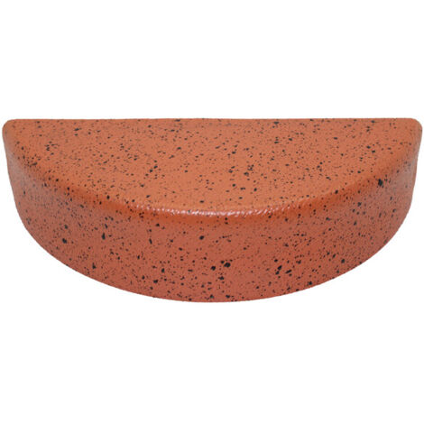 ABOUT DE FAÎTIÈRE TERMINALE TOITURE TUILE PVC 160X60X35 MM - Coloris - Antique, Hauteur - 60 mm, Longueur - 160 mm, Profondeur totale - 35 mm (1/2)