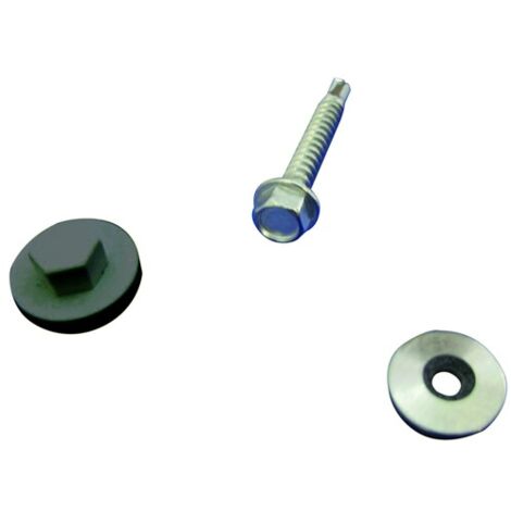Kit de fixation pour profilé porteur (x40) - Coloris - Gris anthracite RAL 7016