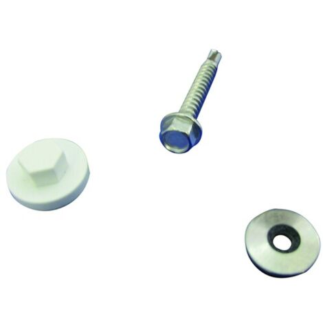 Kit de fixation pour profilé porteur (x40) - Coloris - Blanc RAL 9010