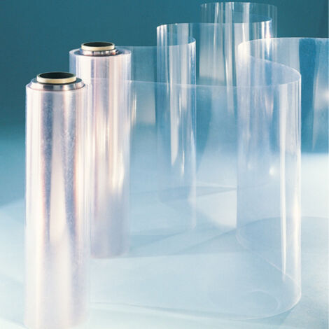 Film PVC plat en rouleau - Coloris - Translucide légèrement bleuté, Epaisseur - 1 mm, Largeur - 1 m, Longueur - 20 m
