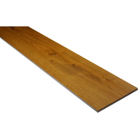 Sol SPC haute résistance clipsable tout en un Séquoia 1,95 m² (couche d'usure de 0,5 mm) - Coloris - Séquoia, Epaisseur - 5 mm, Largeur - 228 mm, Longueur - 1222 mm