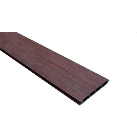 Lame de clôture en composite alvéolaire coextrudé - Coloris - Acajou, Epaisseur - 19 mm, Largeur - 15.6 cm, Longueur - 148 cm