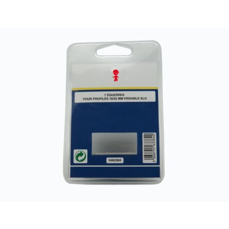 kit de 7 arrêts laqués de plaque pour profilé vissable modulable 16/32 mm (3 coloris) - Coloris - Alu, Epaisseur - 16 / 32 mm