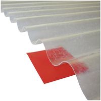 Plaque polyester ondulée toit translucide (PO 76/18 - petite onde) - Coloris - Translucide, Largeur totale de la plaque - 90cm, Longueur totale de la plaque - 1.52m - Translucide