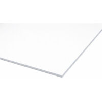 Plaque PVC expansé blanc - Coloris - Blanc, Epaisseur - 10 mm, Largeur - 100 cm, Longueur - 200 cm