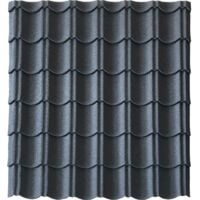 Panneau tuile facile 1030 X 950 MM en acier galvanisé aspect granulé minéral - Coloris - Gris anthracite mat, Largeur - 950 mm, Longueur - 1030 mm