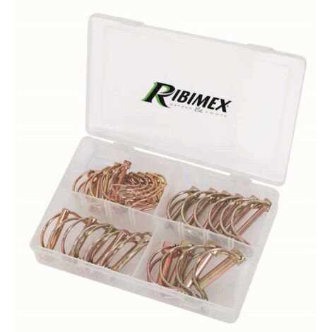 Packung mit 25 Clip für assortierte Rohre